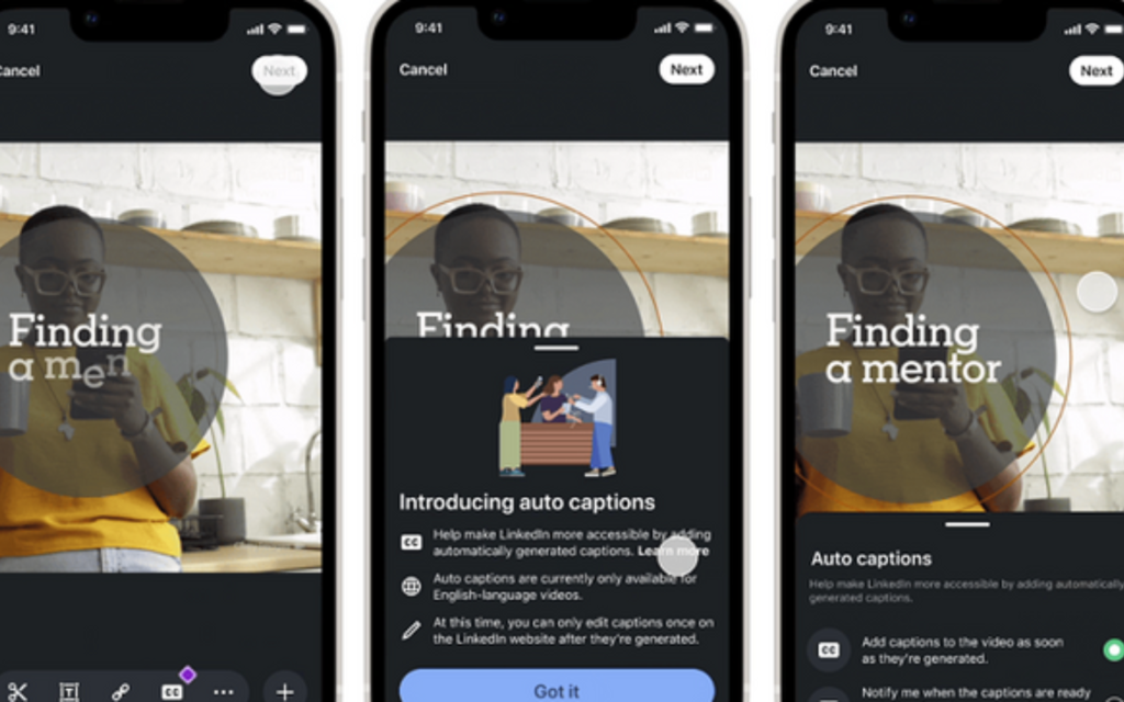 LinkedIn Adds Automatic Captions To Videos