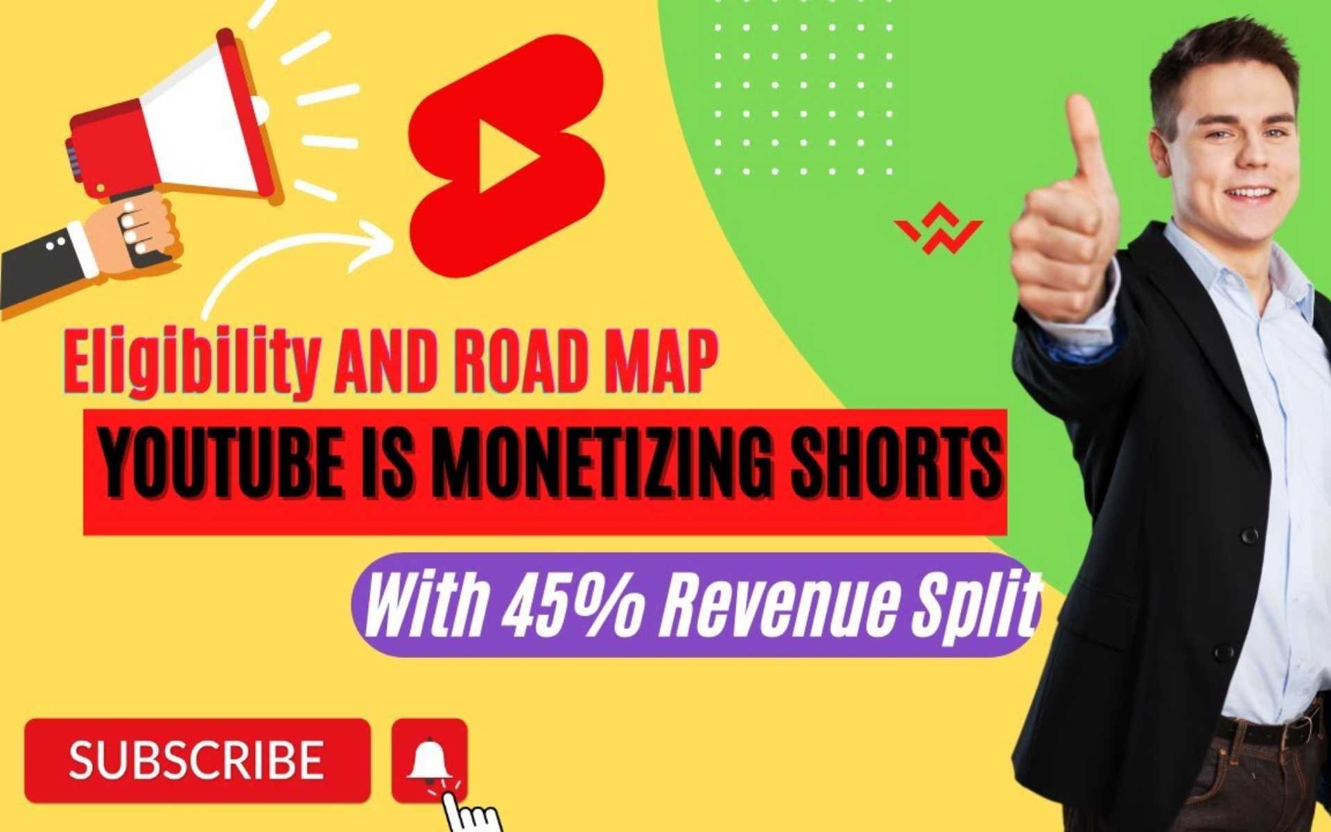 YouTube Is Monetizing Shorts With 45% Revenue Split